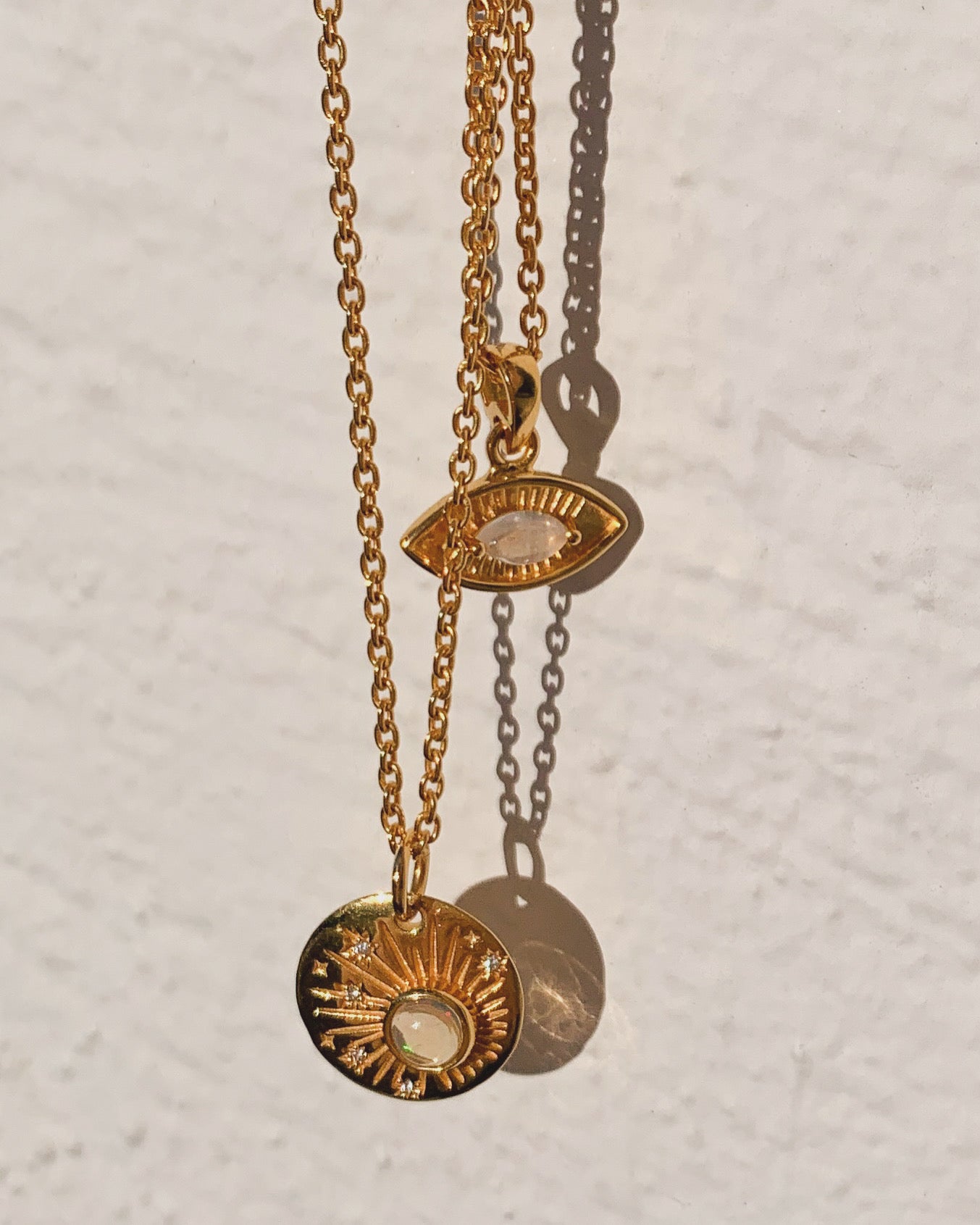 Protective eye necklace