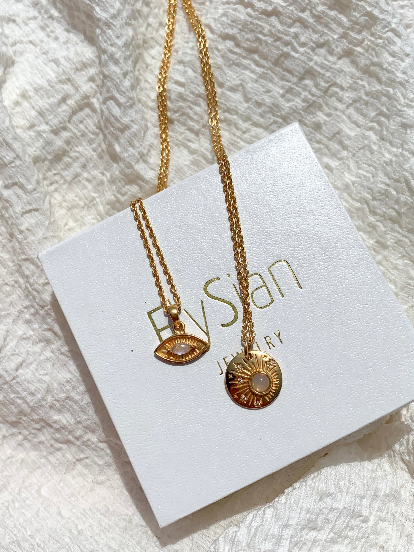 Protective eye necklace
