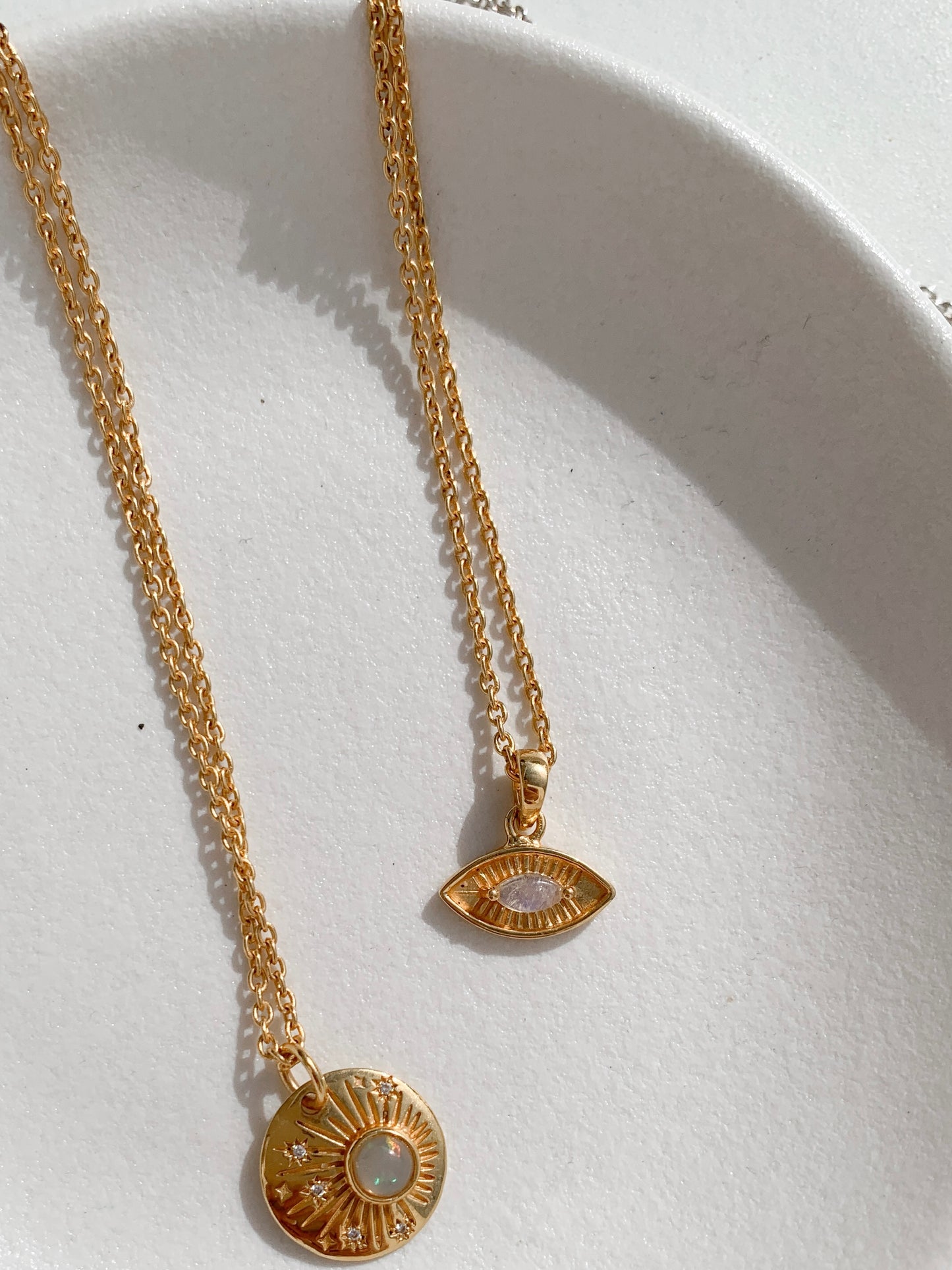Protective eye necklace