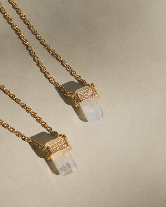 Elysian moonstone necklace