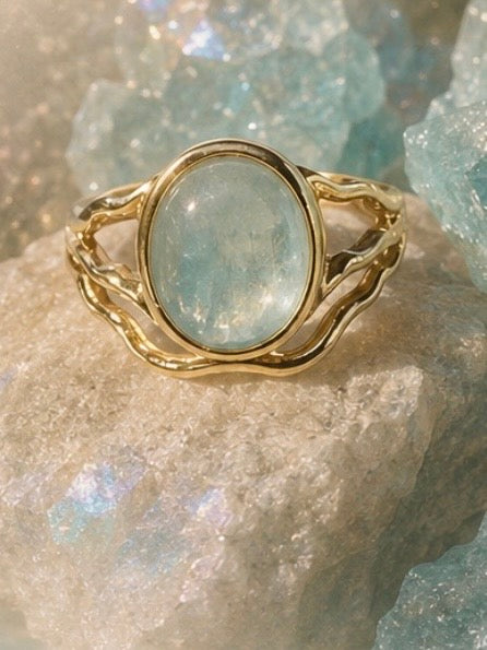 Aetheria ring - Aquamarine