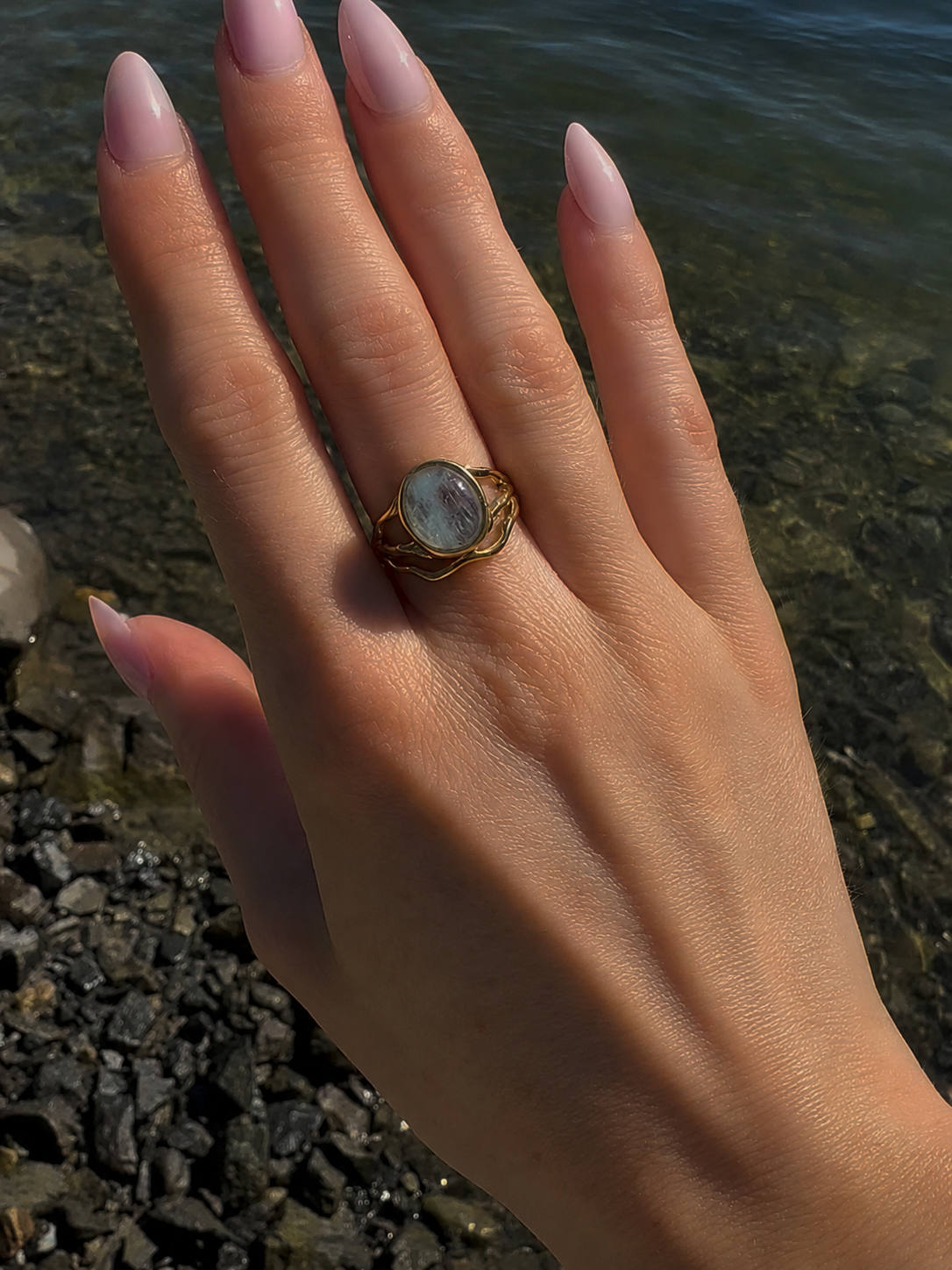 Aetheria ring - Aquamarine